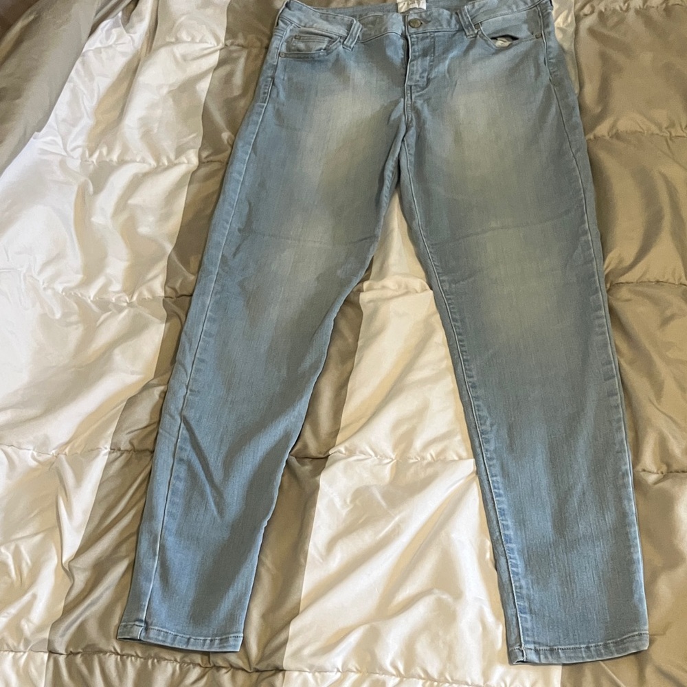 Celebrity Pink Light Blue Skinny Jeans